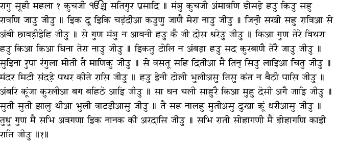 Hindi Hukamnama - December 21, 2014
