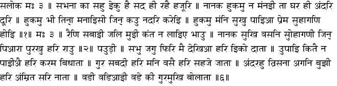 Hindi Hukamnama - February 2, 2015